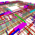 Projekt wykonawczy pełnobranżowy sanitarny budynku dydaktycznego wykonany w technologii BIM - pow. 5000m2.